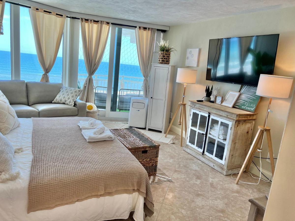 Beach Oasis 704 Lovely Daytona Ocean Front For 5 Sleeps Up To 12 Daytona Beach Exterior photo